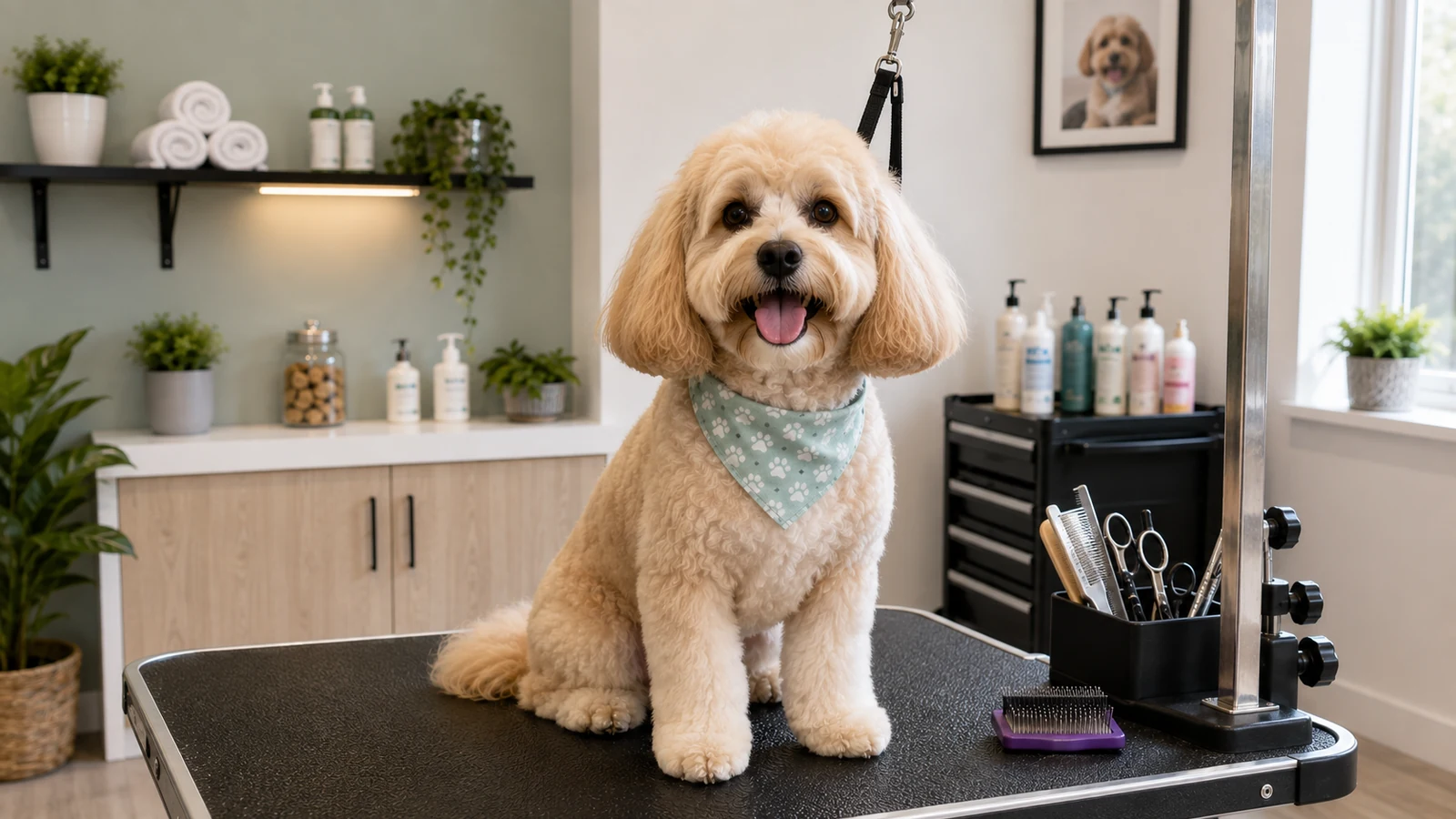 Preview of the Paws on Wheels mobile dog-grooming sample website